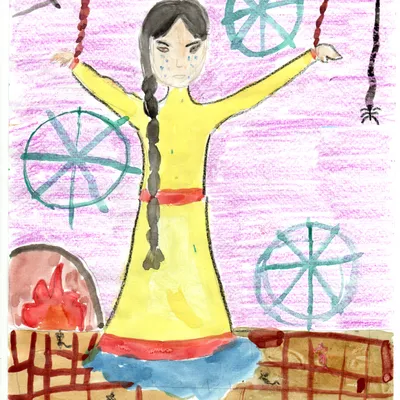 Кыыс Куо в темнице