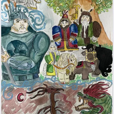 "Үс дойду абылаҥа"