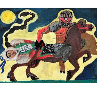 «Похищение Туйаарымы Куо богатырем Нижнего Мира»