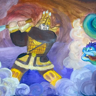 Сражение с нижним миром. Ньургун Боотур стремительный