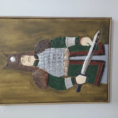 Интерьерная картина "богатырь" 