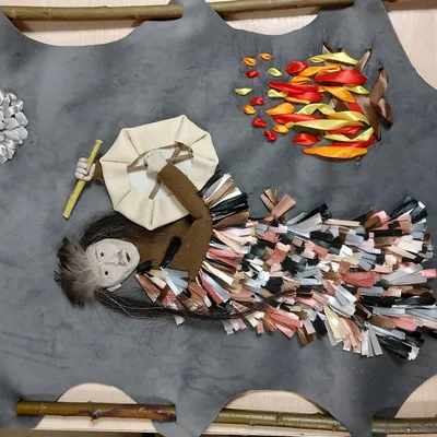 Камлание шамана с бубном