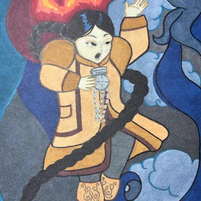 Туйарыма Куо на земле удаганок