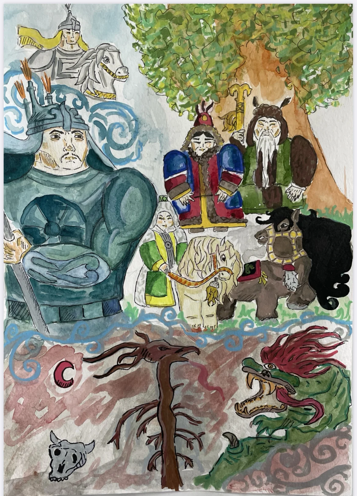 "Үс дойду абылаҥа"