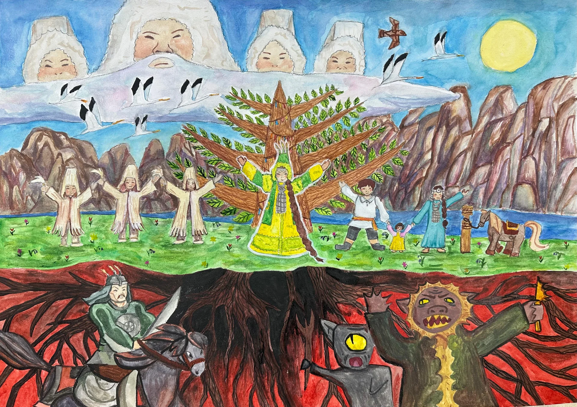 Ньургун Боотур богатырь срединного мира