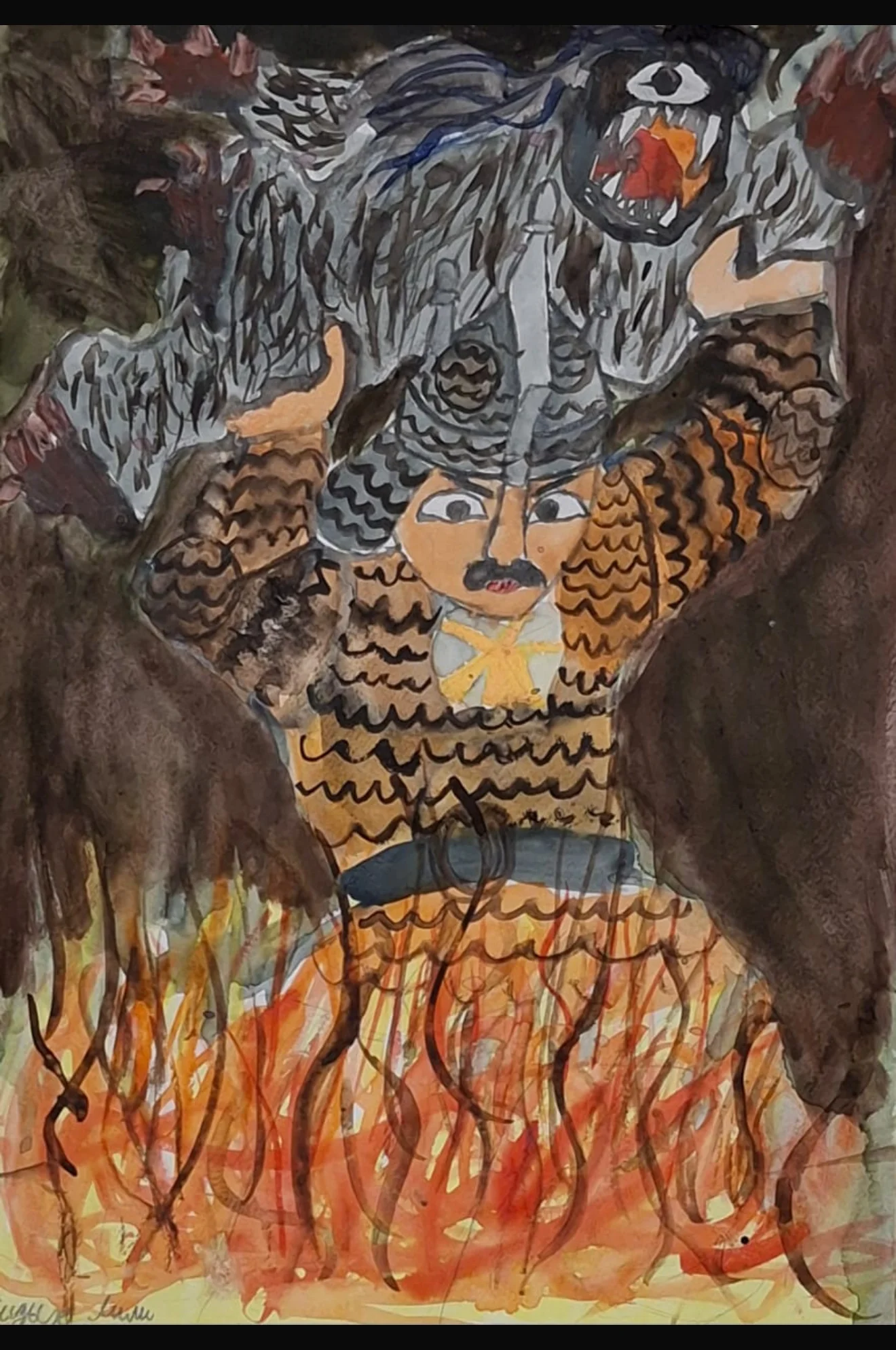 Ньургун Боотур побеждает абааhы