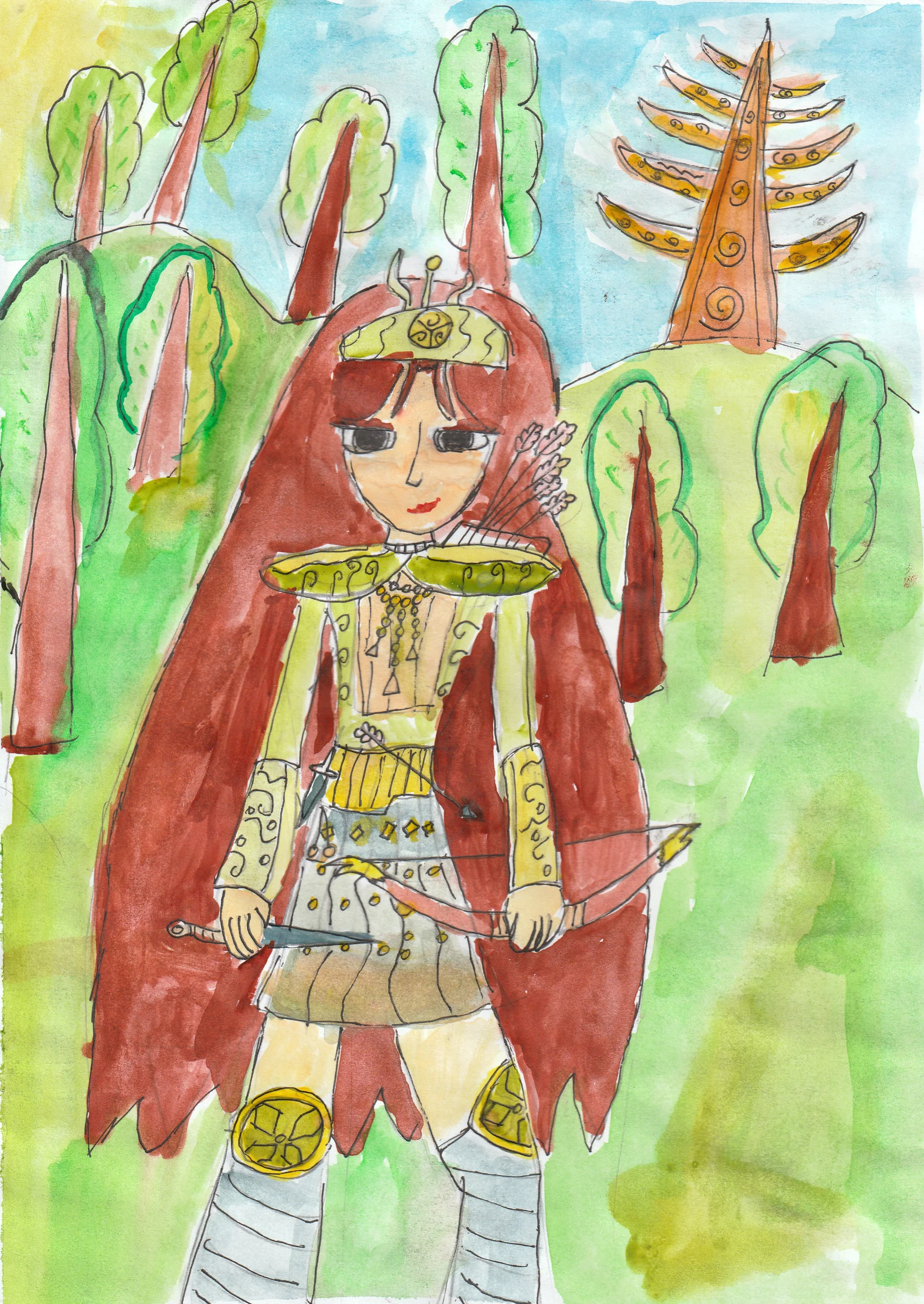 Статная богатырка Кыыс Нюргун