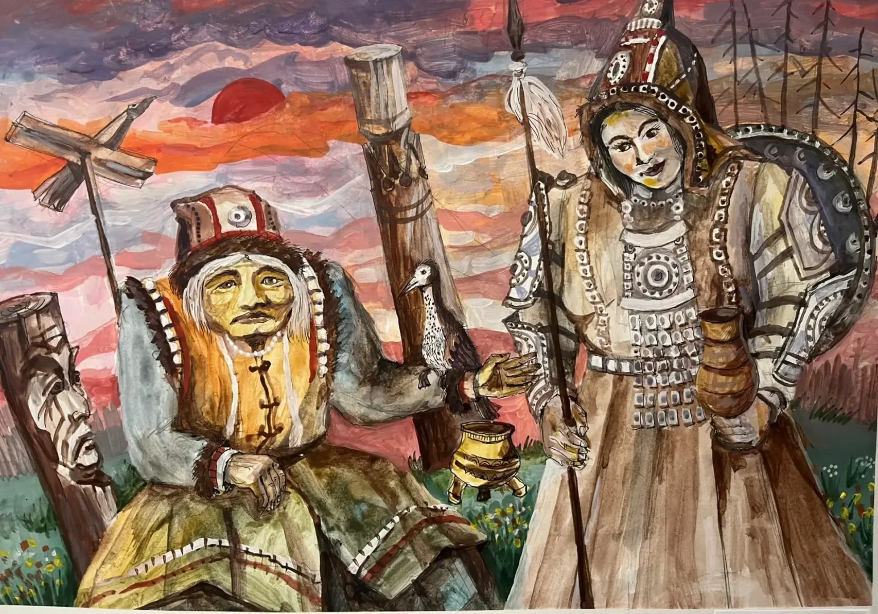 Саха саарын тойон, сабыйах баай хотун