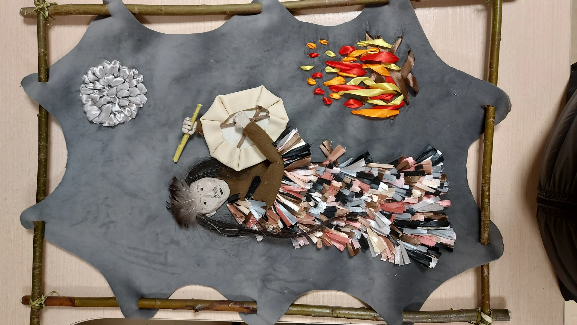 Камлание шамана с бубном