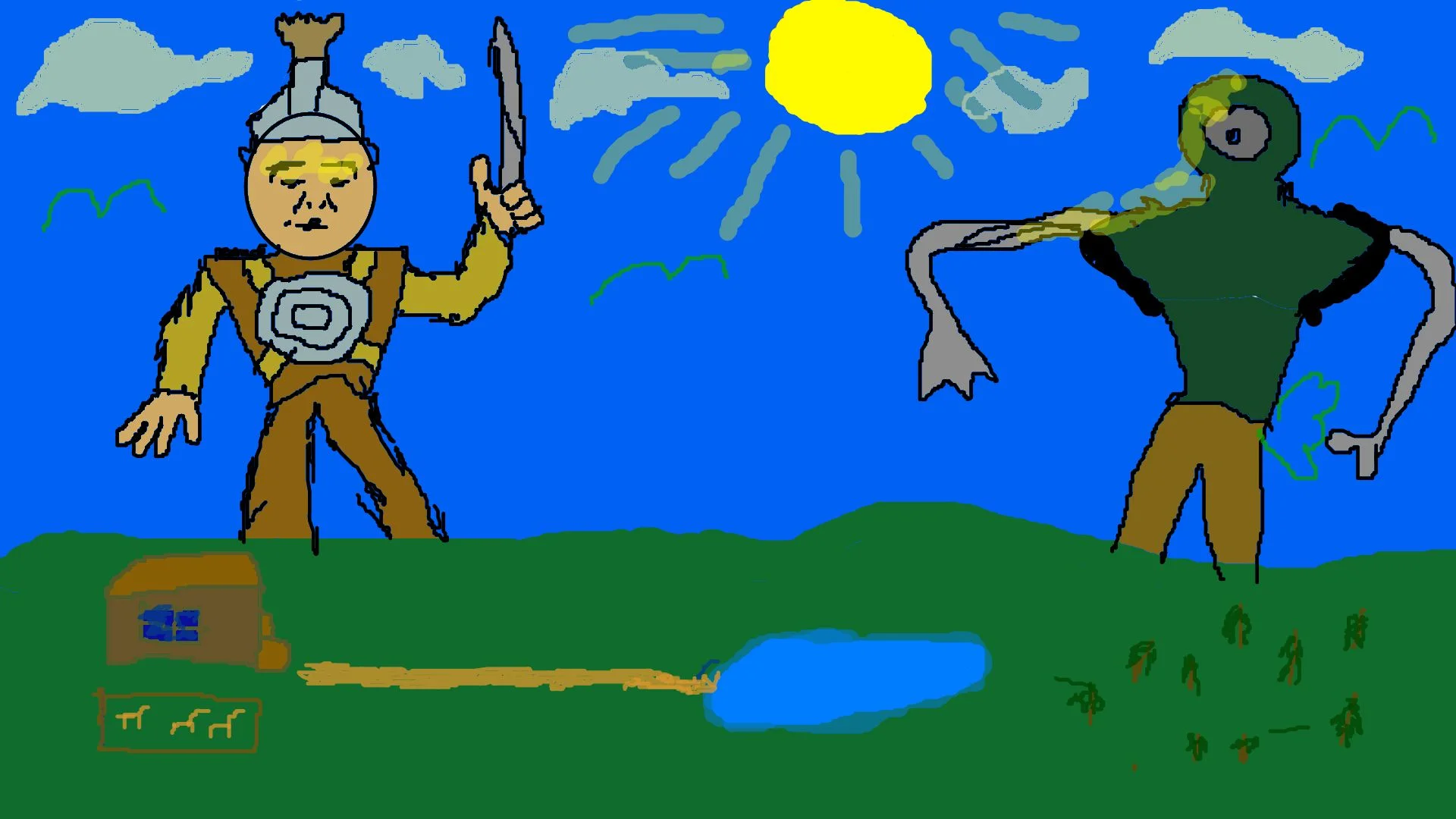 Ньургун Боотур против Абааhы Бухатыра